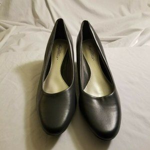 Angel Flex Hunter Dark Grey Classic Pumps Heels 8.5M 1 3/4" Heels
